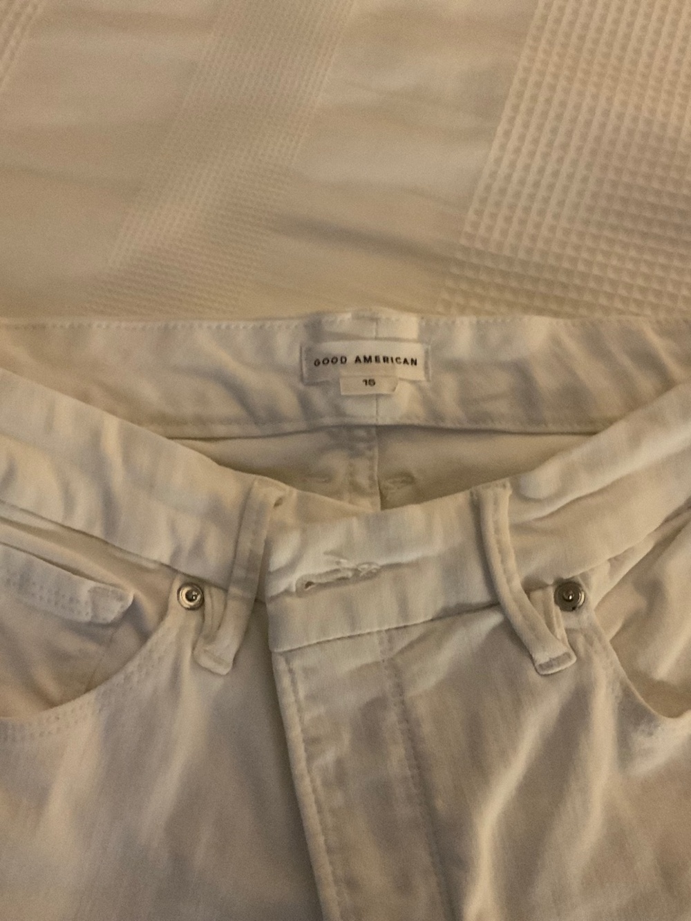 Good American high waisted jeans
